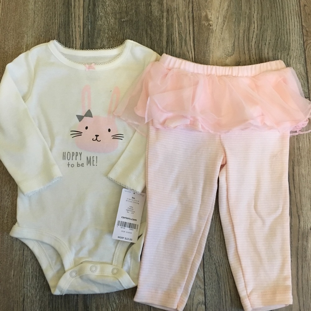 Carters Hoppy to be Me outfit